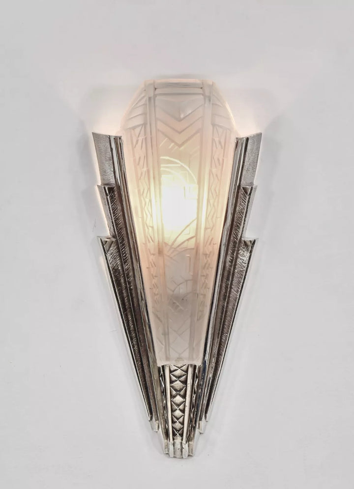 メネディー フランス製 アールデコ ウォールランプ（ペア）