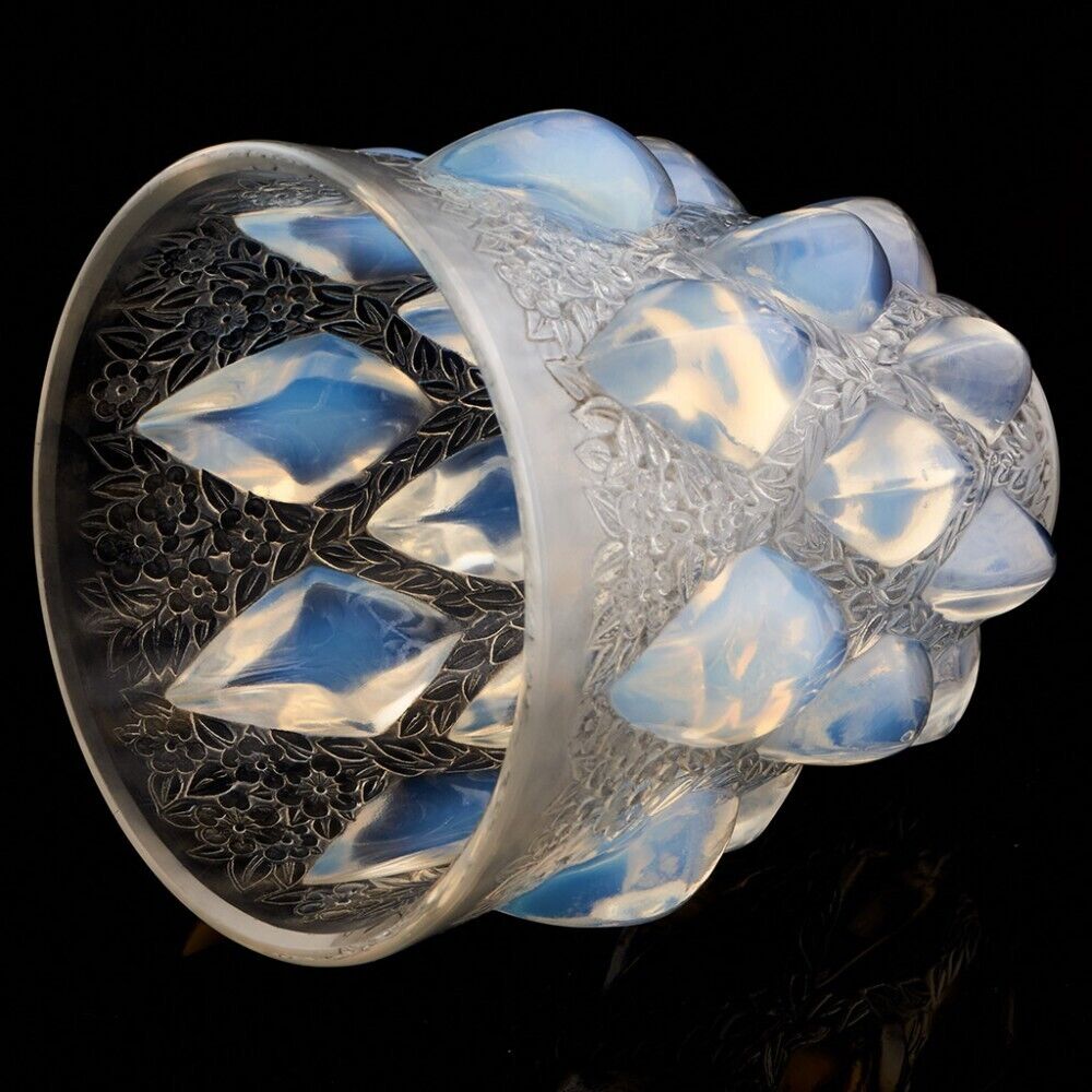 ルネ・ラリック オパールセント ランピヨン（ランピニオン） 花瓶 1927年デザイン