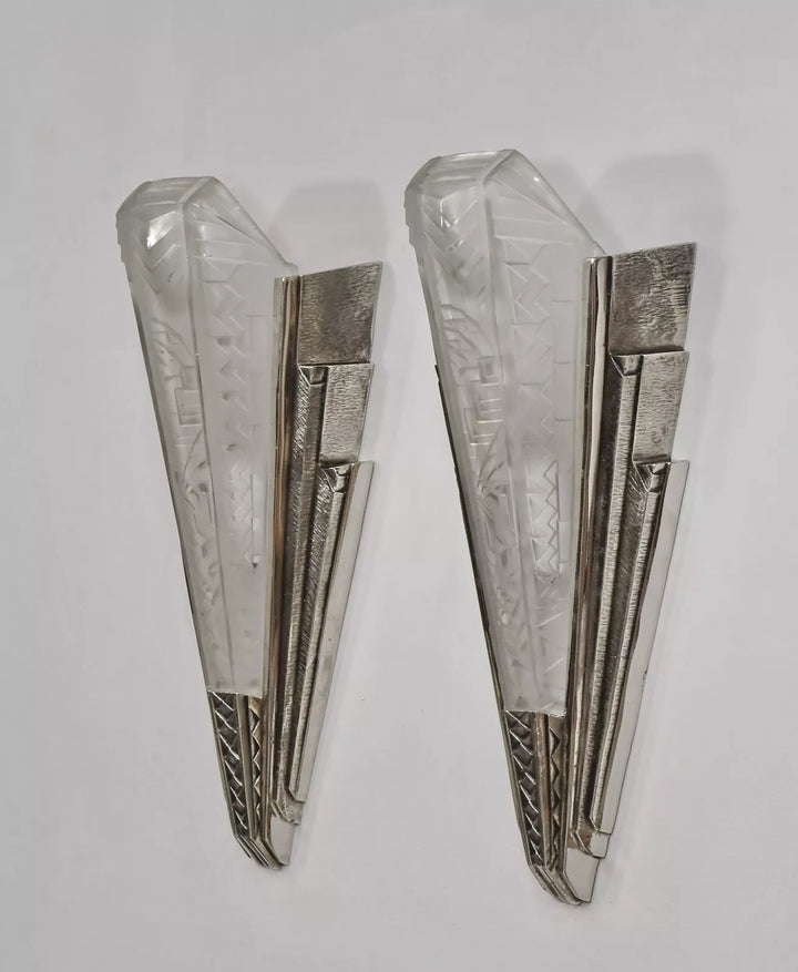 メネディー フランス製 アールデコ ウォールランプ（ペア）