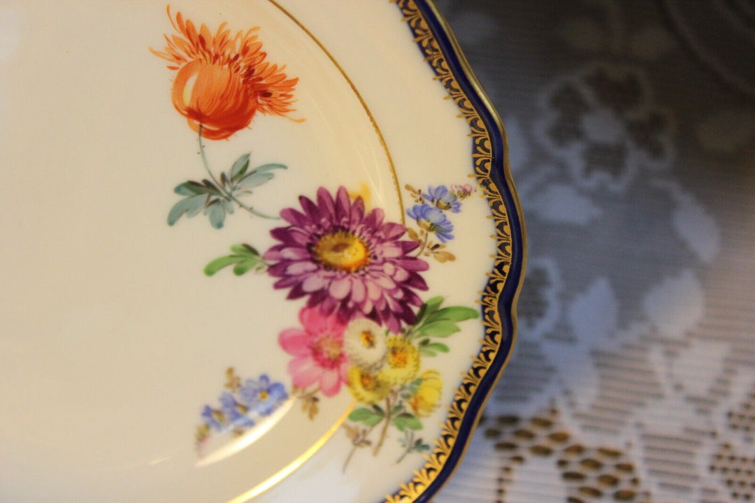 マイセン食器 Aカンテ フラワーブーケのコーヒーカップセット 4人用 １級品