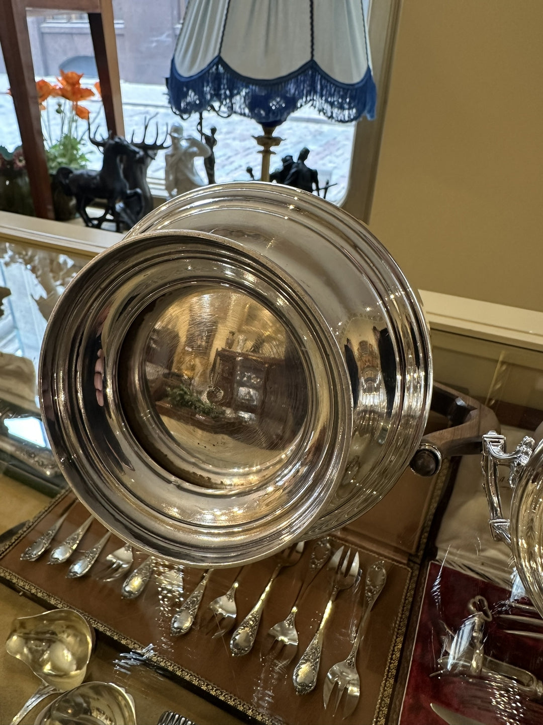 テタール製　純銀スターリングシルバースリーピースコーヒーセット　フランス 20世紀の作品