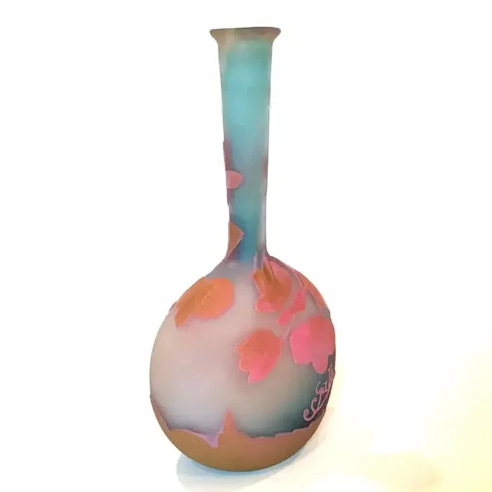 エミールガレ バンジョー型の一輪挿し花瓶