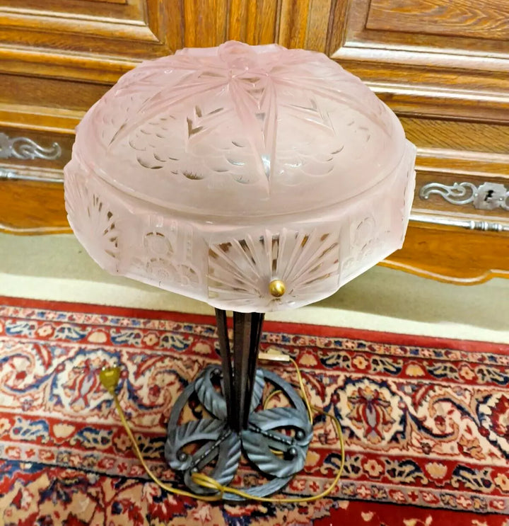 ミューラー兄弟 アールデコテーブルランプ 1925～1930年代