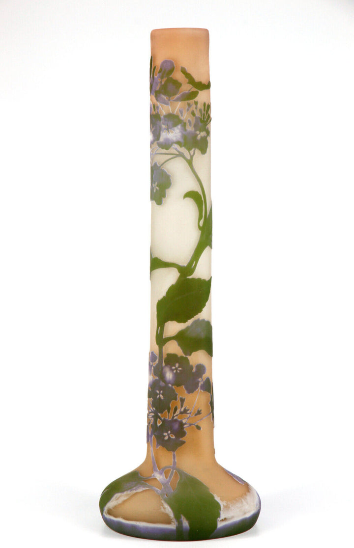 エミールガレ 紫陽花の花が描かれたアールヌーボー時代の大型花瓶1