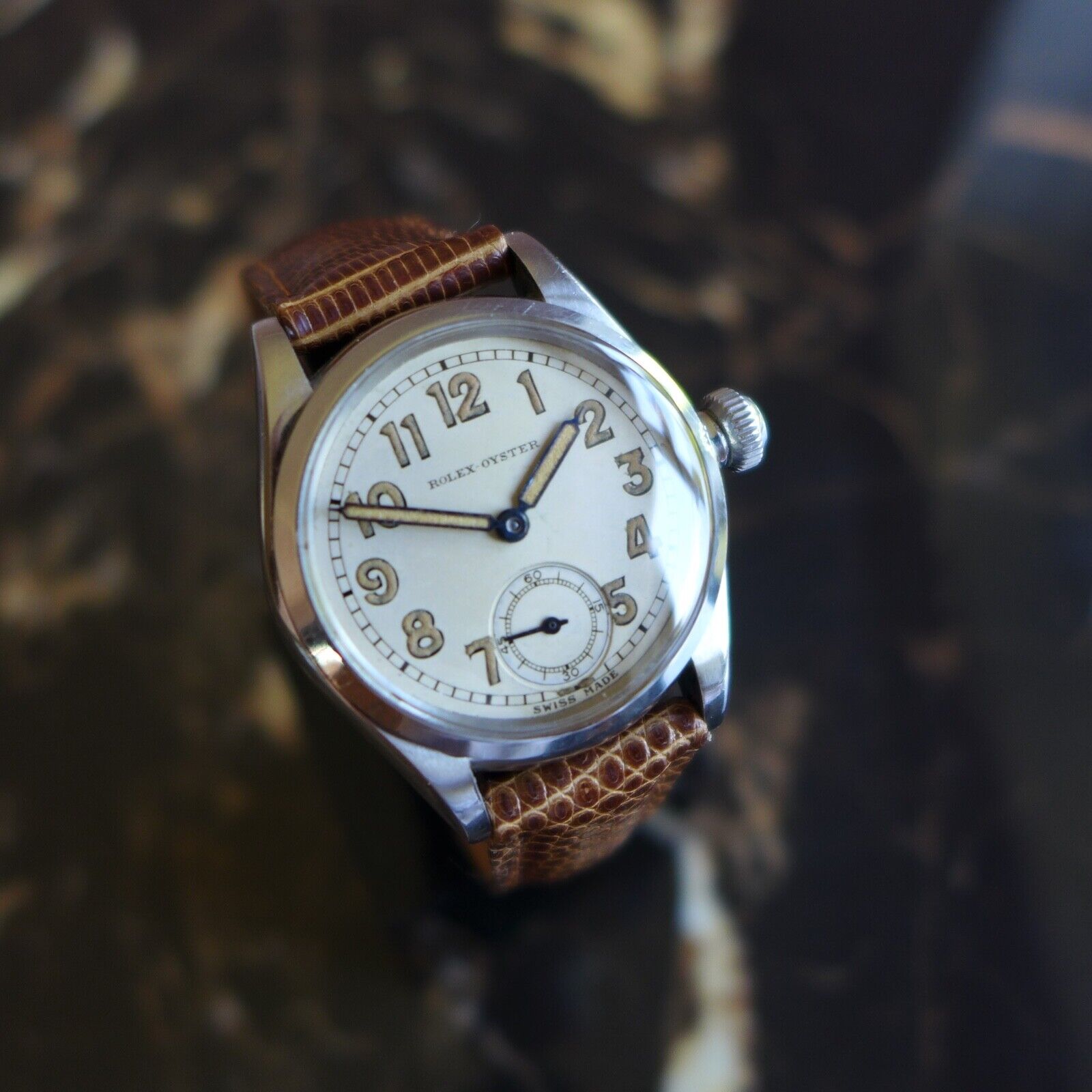 ROLEX オイスター エレガント CHAS.GREIG&SON  Ref.3121 アンティーク品 メンズ 腕時計