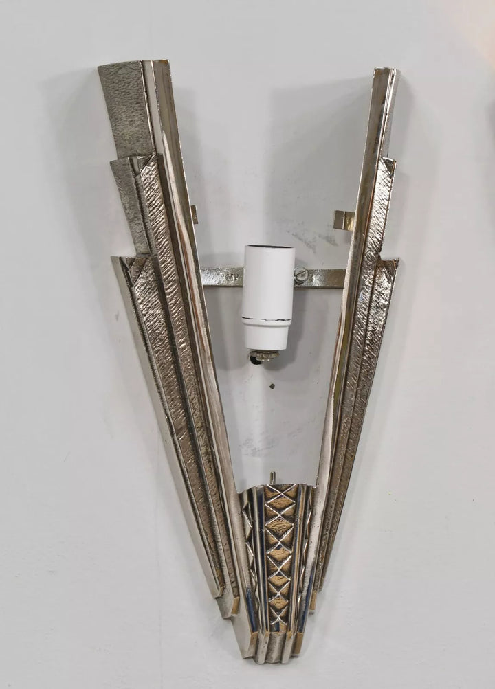 メネディー フランス製 アールデコ ウォールランプ（ペア）