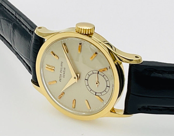 パテック・フィリップメンズ腕時計 ヴィンテージ カラトラバ96J 18Kイエローゴールド手巻き 1954年