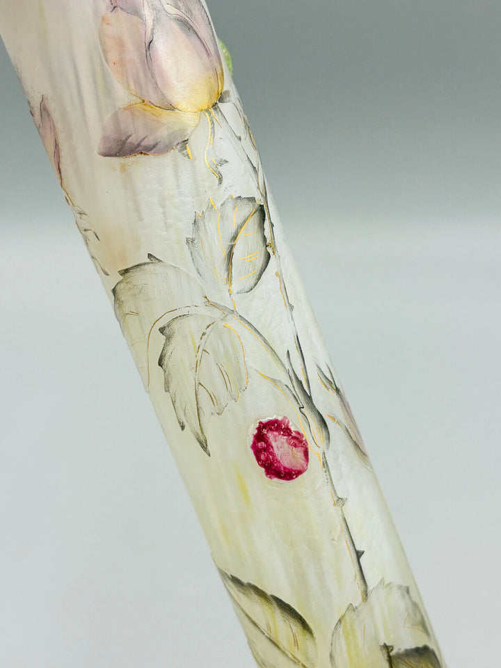 ドーム兄弟（ドームナンシー）バラとトンボが描かれた花瓶