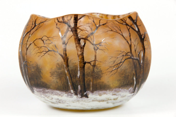 ドームナンシー 1900年初期 花瓶 花 フラワーベース 仏 アンティーク 本物