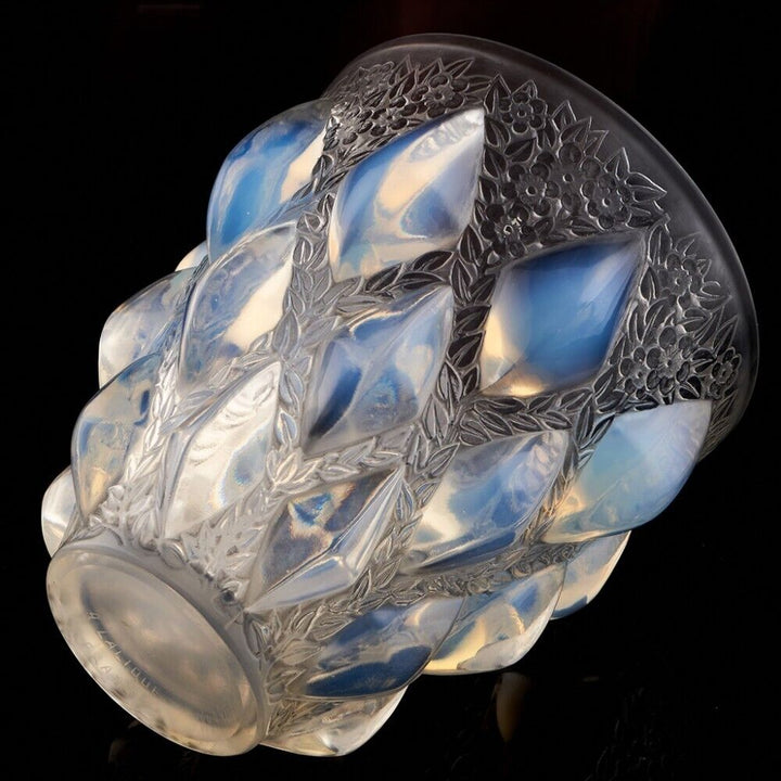 ルネ・ラリック オパールセント ランピヨン（ランピニオン） 花瓶 1927年デザイン