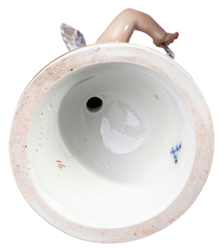 高田焼 磁器人形 マイセン 四大元素 火 チョコレートメイキング 陶人形