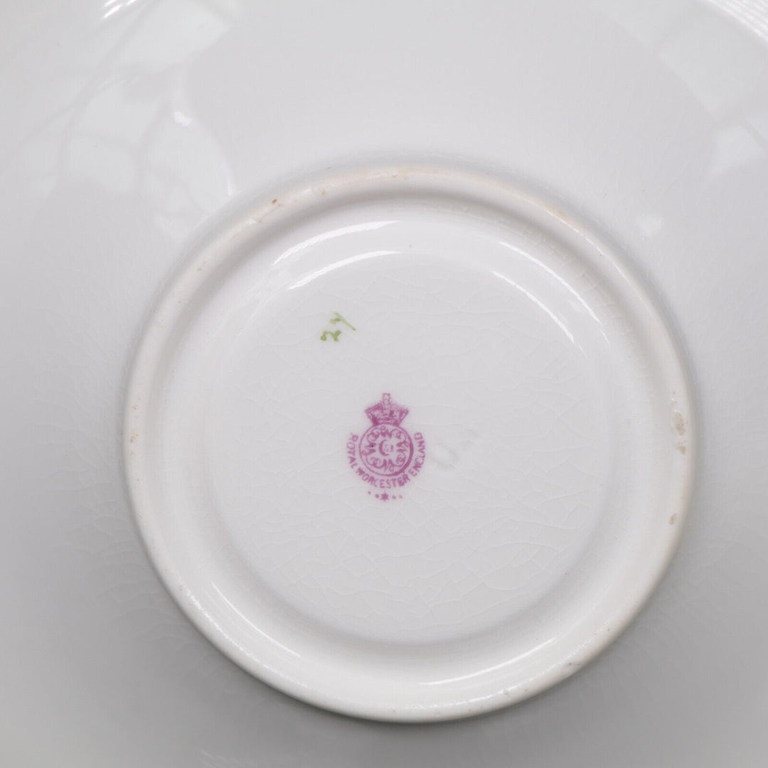 ロイヤルウースター 薔薇が描かれたティーカップ＆ソーサー ローズ 1920年頃