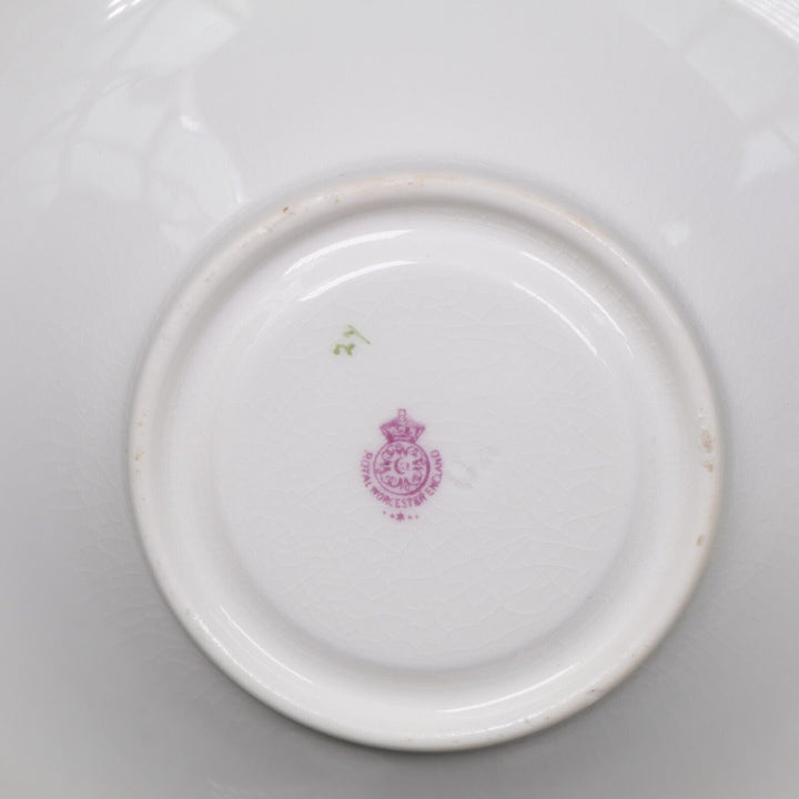 ロイヤルウースター 薔薇が描かれたティーカップ＆ソーサー ローズ 1920年頃