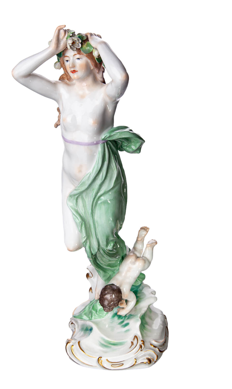 マイセン　オールドマイセン人形 マイセン人形（フィギュア） ヴィーナスの誕生 F.オッフェルマン作