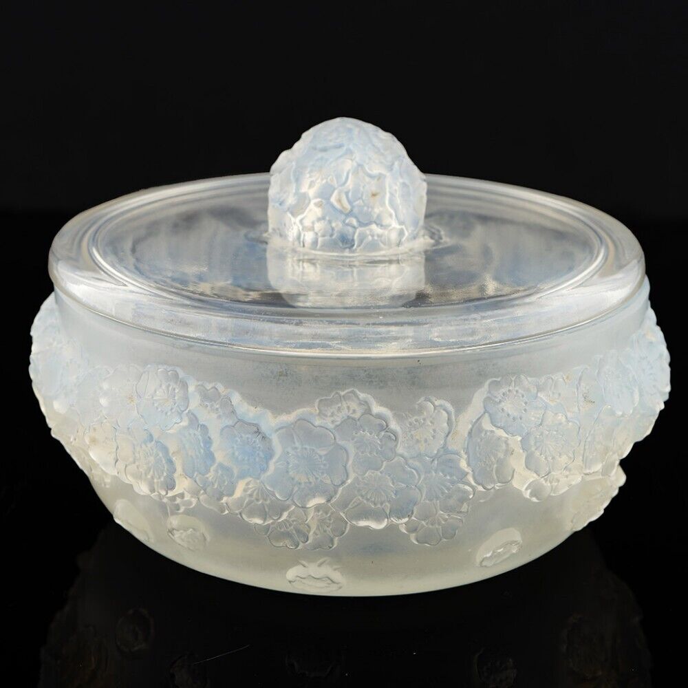 ルネ・ラリック プリムヴェール ガラスボックス&カバー 1927年