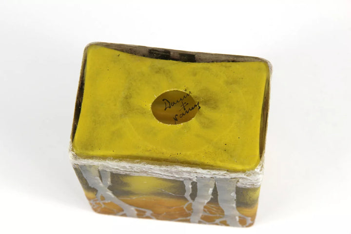 ドーム兄弟（ドームナンシー） 冬景色が描かれた花瓶