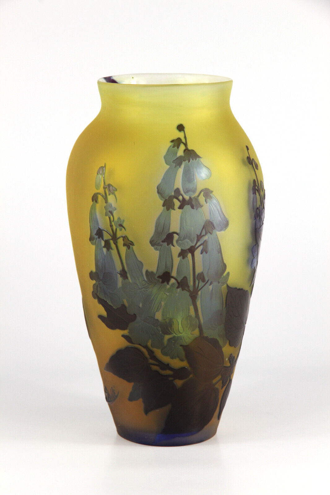 エミールガレ　ヒヤシンスの花の花瓶　1910年代　アールヌーボー時代の作品