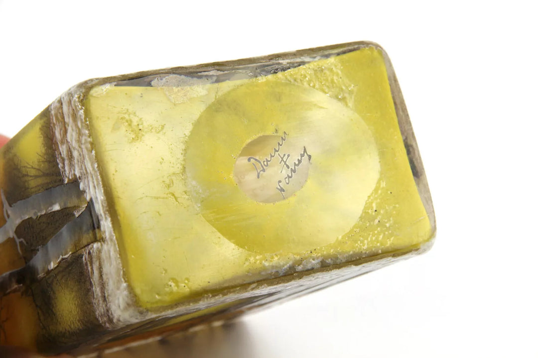 ドーム兄弟（ドームナンシー） 冬景色が描かれた花瓶