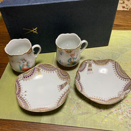 マイセン 日本未発売 Schmetterling～蝶 カップ プレート 6名総