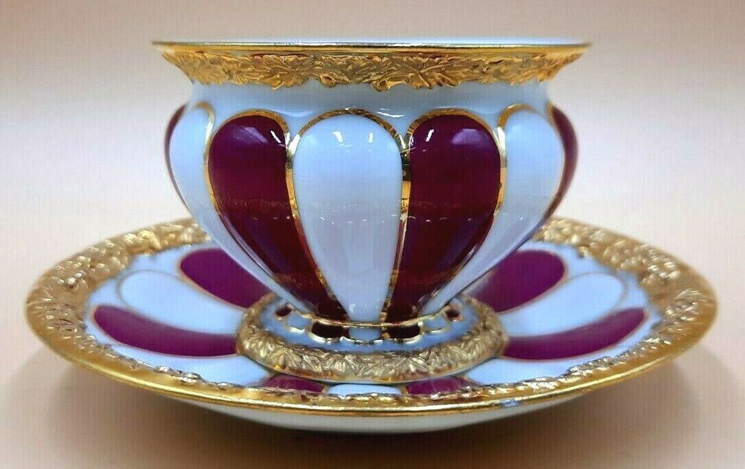 マイセン　リキュールセット　カップ4客　アンティーク マイセン リキュールセット カップ4客 アンティーク マイセン