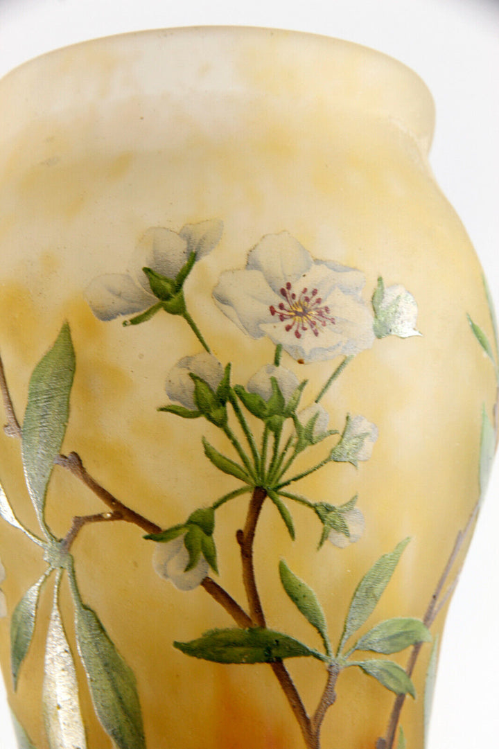 ドーム兄弟（ドームナンシー）りんごの花のくびれ型花瓶