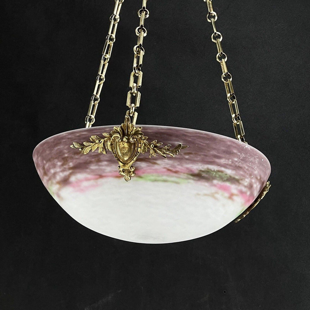 ミューラー兄弟  アールデコ シャンデリア 吊りランプ ゴッドファザー・ド・ヴェール