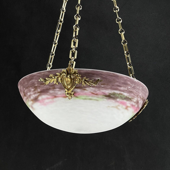 ミューラー兄弟  アールデコ シャンデリア 吊りランプ ゴッドファザー・ド・ヴェール