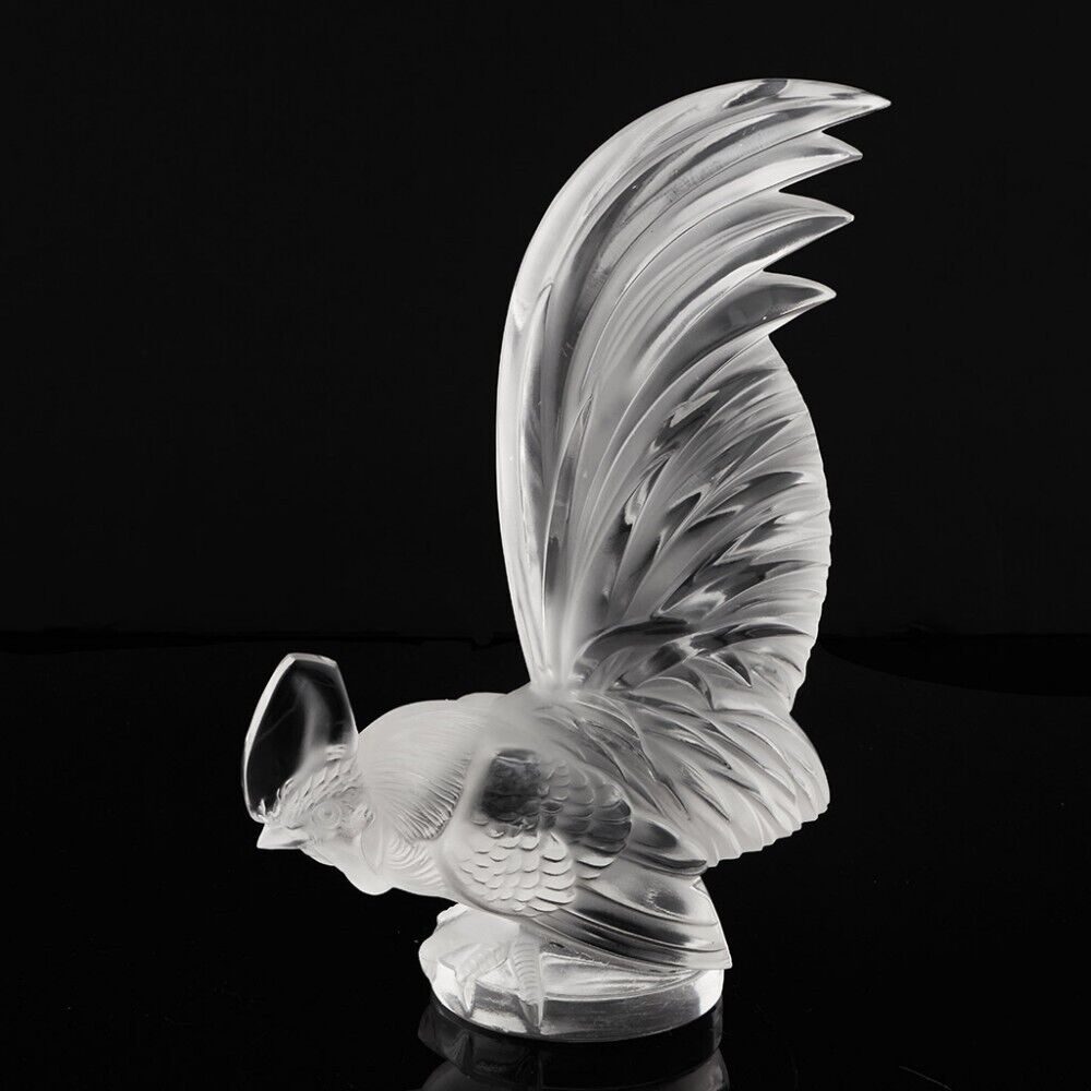 ルネ・ラリック フロスト&ポリッシュ 鶏 カー・マスコット