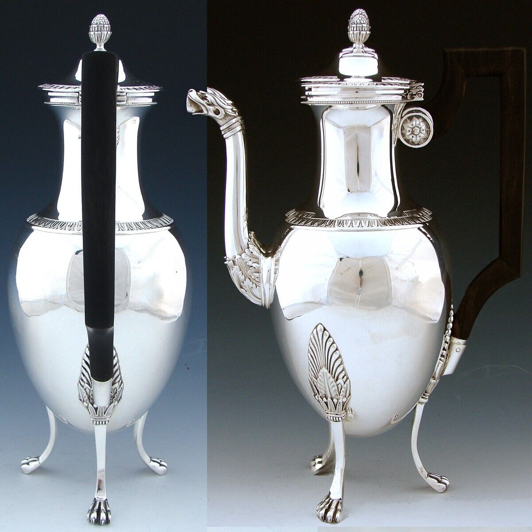 オディオ ホール スターリングシルバー 王族御用達コーヒー＆ティーセット4点