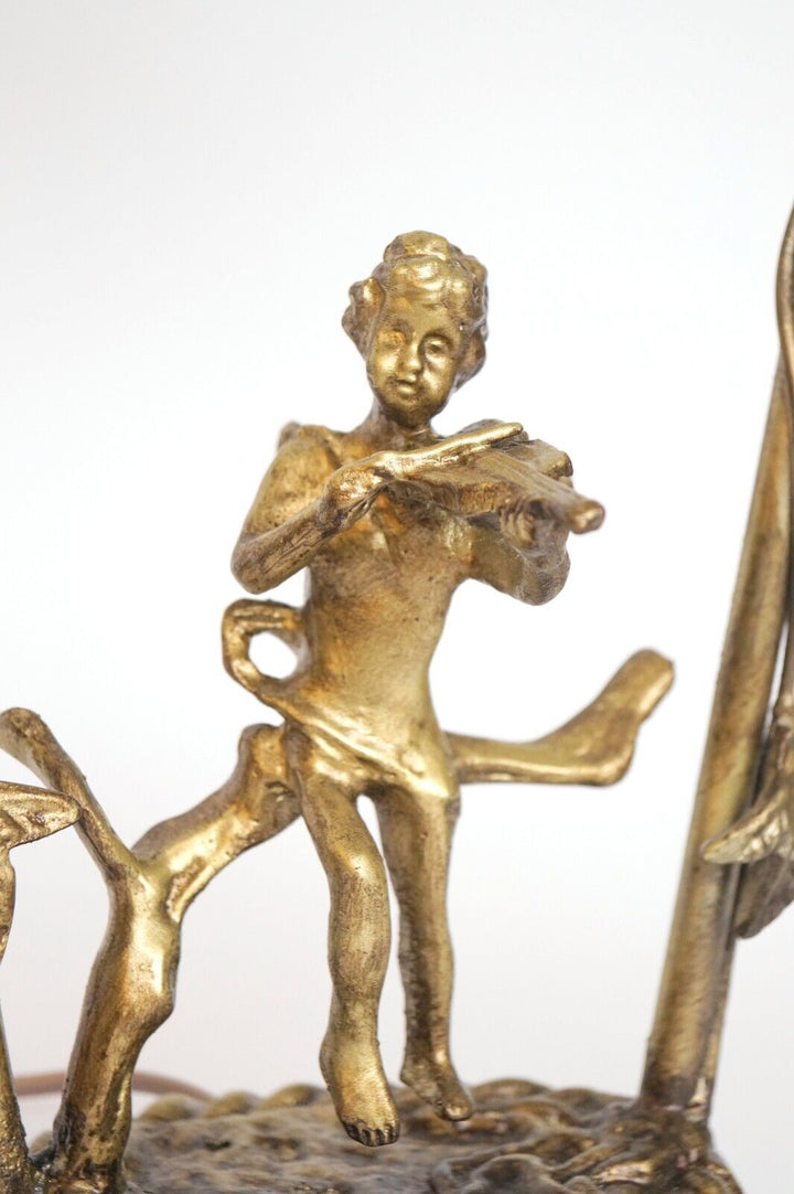 ミューラー兄弟 アールヌーボー調テーブルランプ「フィドラーズ・ガーデン」