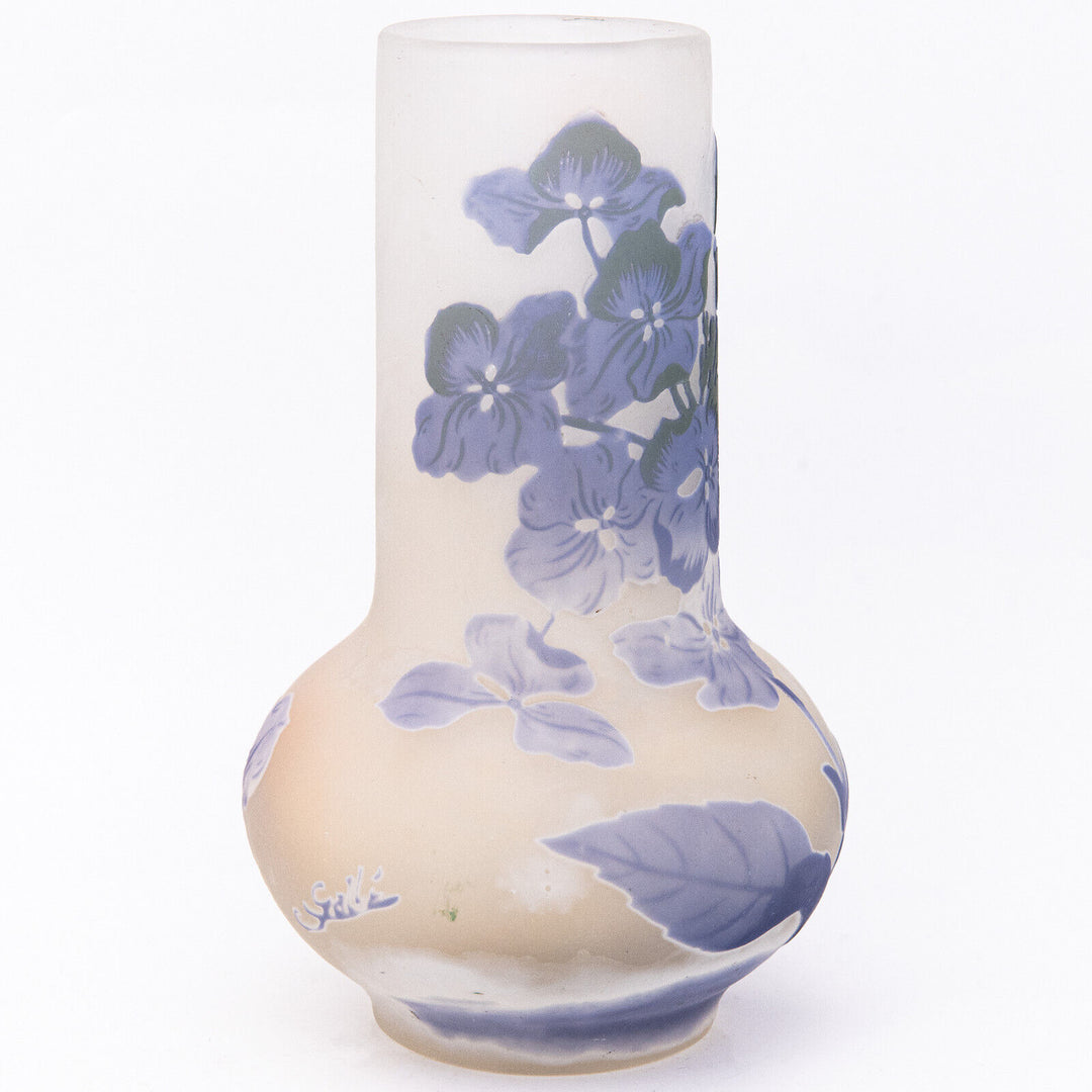 エミールガレ 紫陽花の花の花瓶 アールヌーボー時代 1905年頃の作品