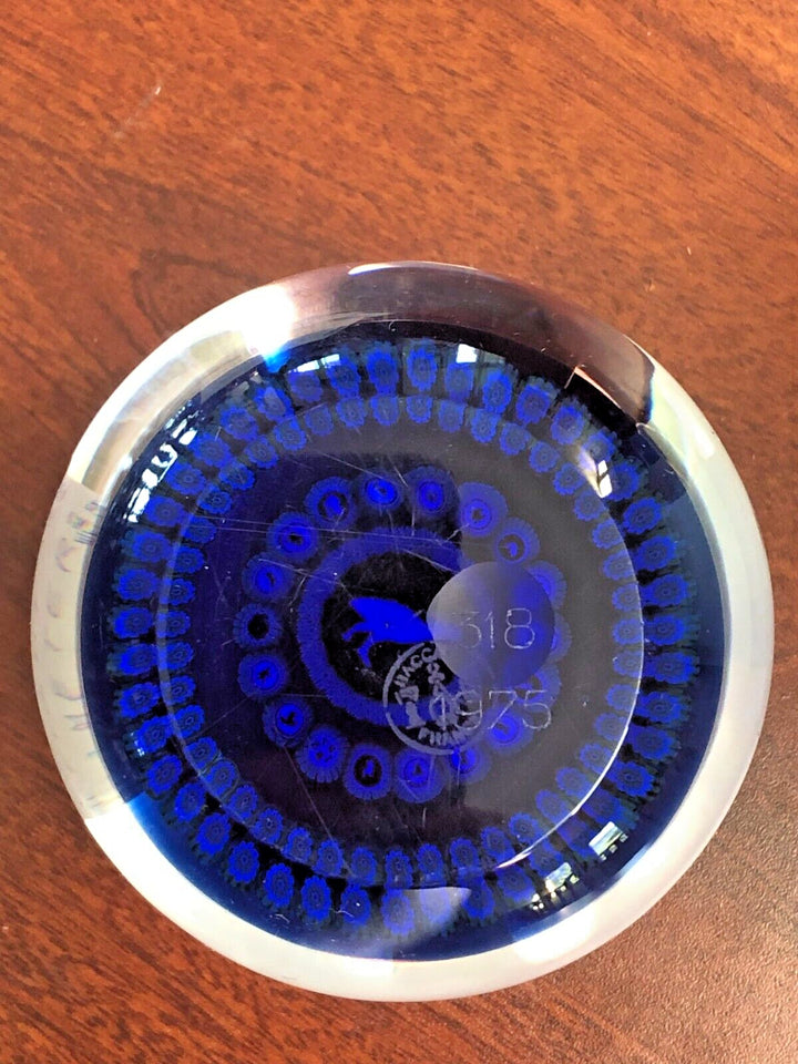 ヴィンテージ バカラ 雄鶏のガラスペーパーウェイト 1975年