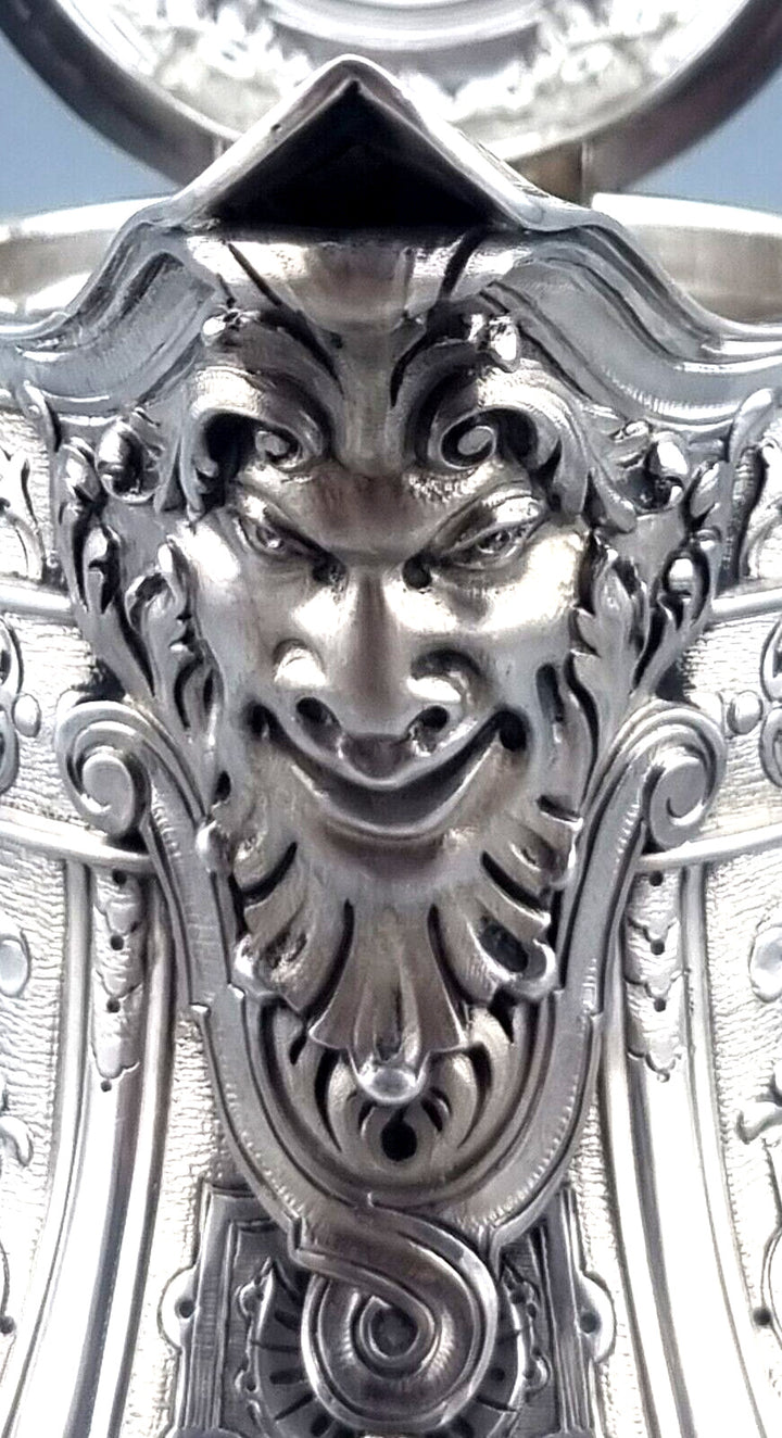 カルディヤック　ワインデカンタ  シルバー950 マスカロン フランス製 1890年代の作品