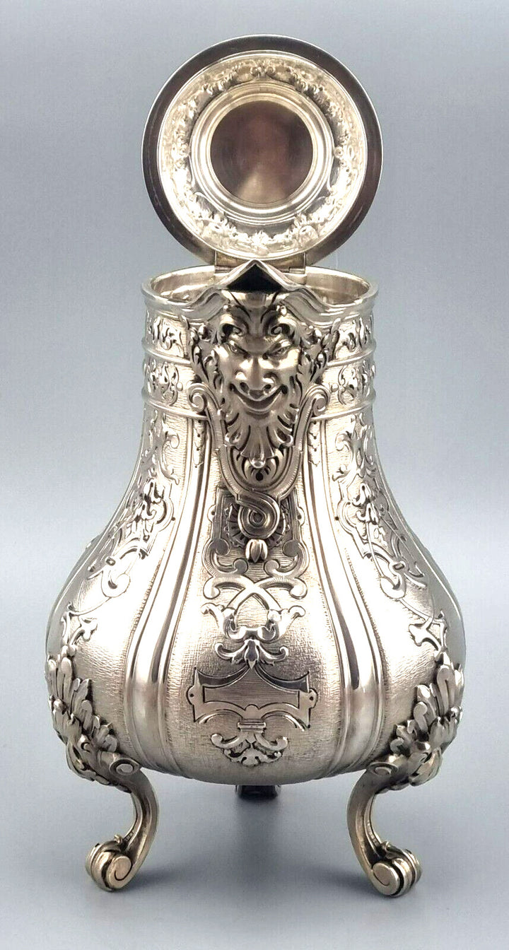 カルディヤック　ワインデカンタ  シルバー950 マスカロン フランス製 1890年代の作品