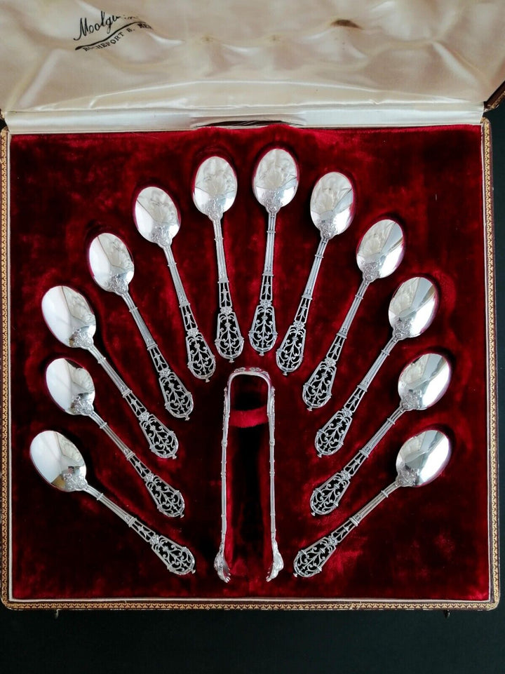 ピュイフォルカ フレンチ スターリングシルバー ゴシックルネッサンス フラットウェアセット