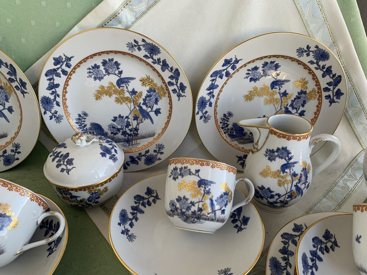 マイセン食器（古マイセン）鳥の絵と牡丹の花のコーヒーカップセット