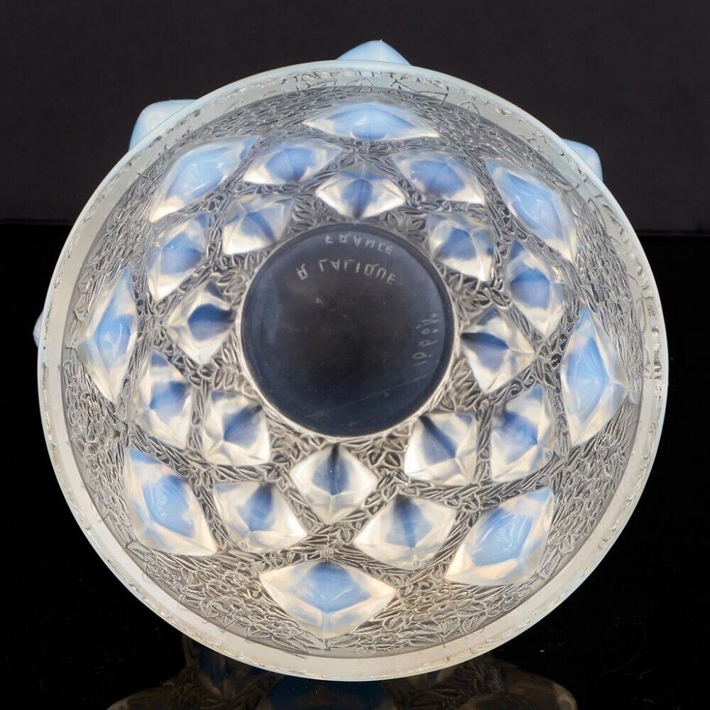 ルネ・ラリック オパールセント ランピヨン（ランピニオン） 花瓶 1927年デザイン