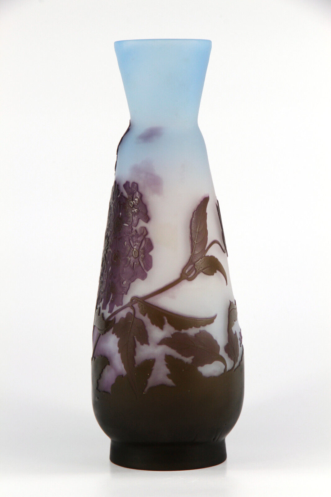 エミールガレ キンポウゲの花が描かれた花瓶 アールヌーボー時代 1906