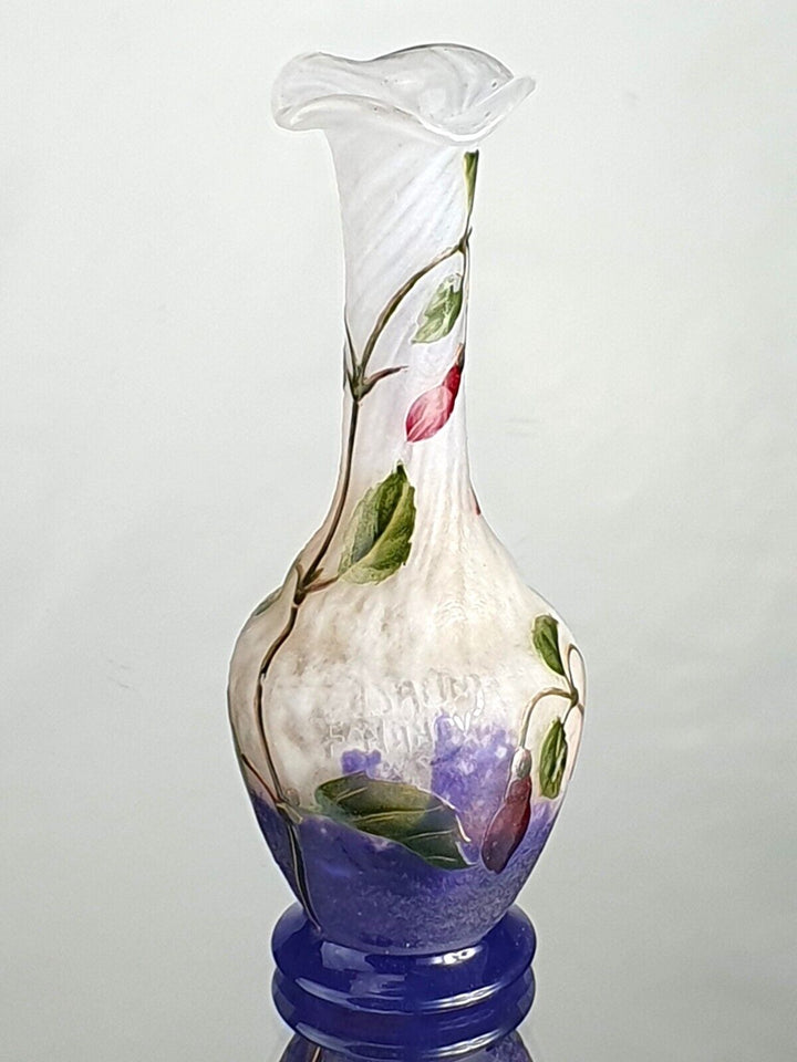 ドーム兄弟（ドームナンシー） フクシアの花のくびれ型花瓶