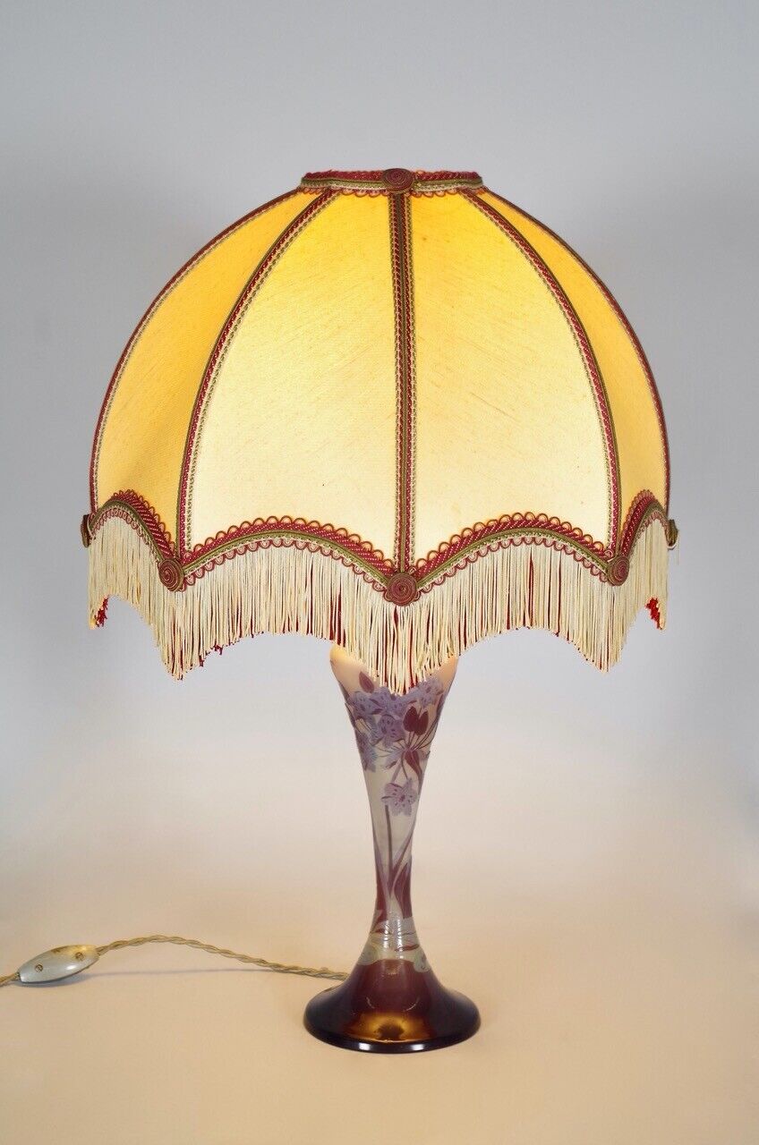 エミールガレ ホテイアオイの花のランプ