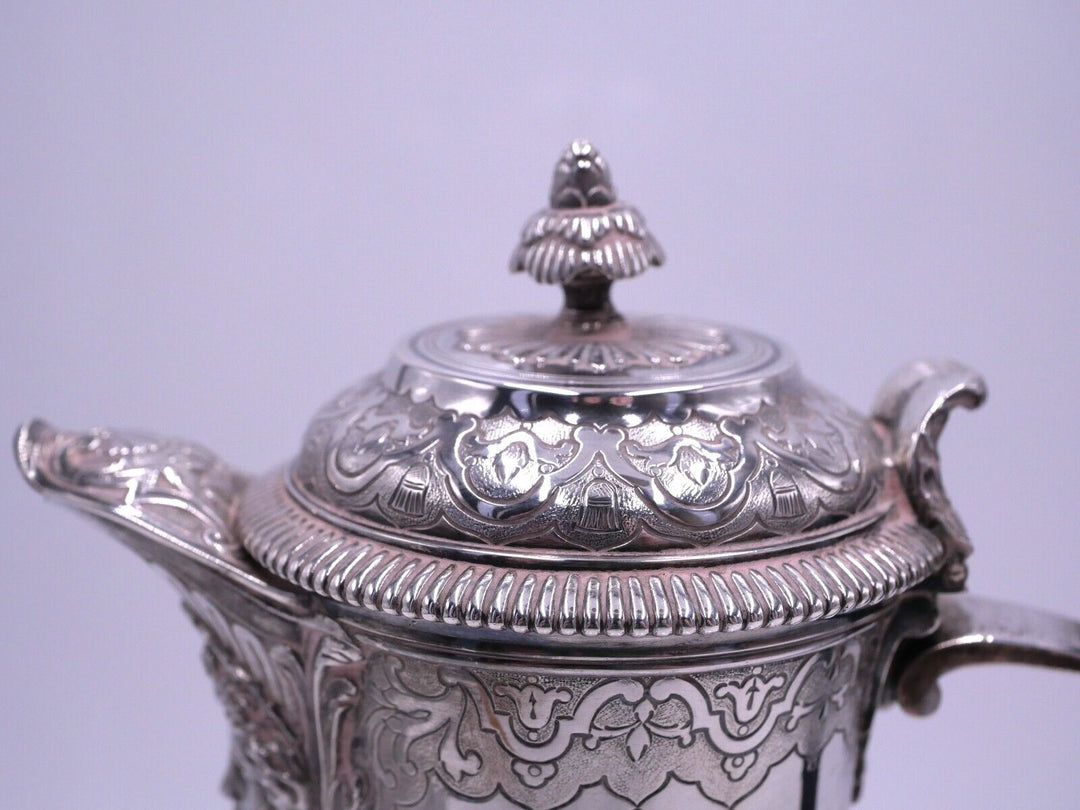 カルディヤック スターリングシルバー コーヒーポット  ルネサンス マスカロン