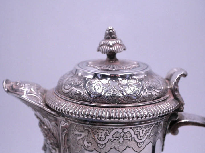 カルディヤック スターリングシルバー コーヒーポット  ルネサンス マスカロン