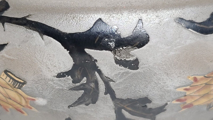 大幅値下げ！ DAUM ドーム PAPILLON フィギュア ボンボニエール ドーム兄弟（ドームナンシー）アザミの花が描かれた小物入れ『ボンボ