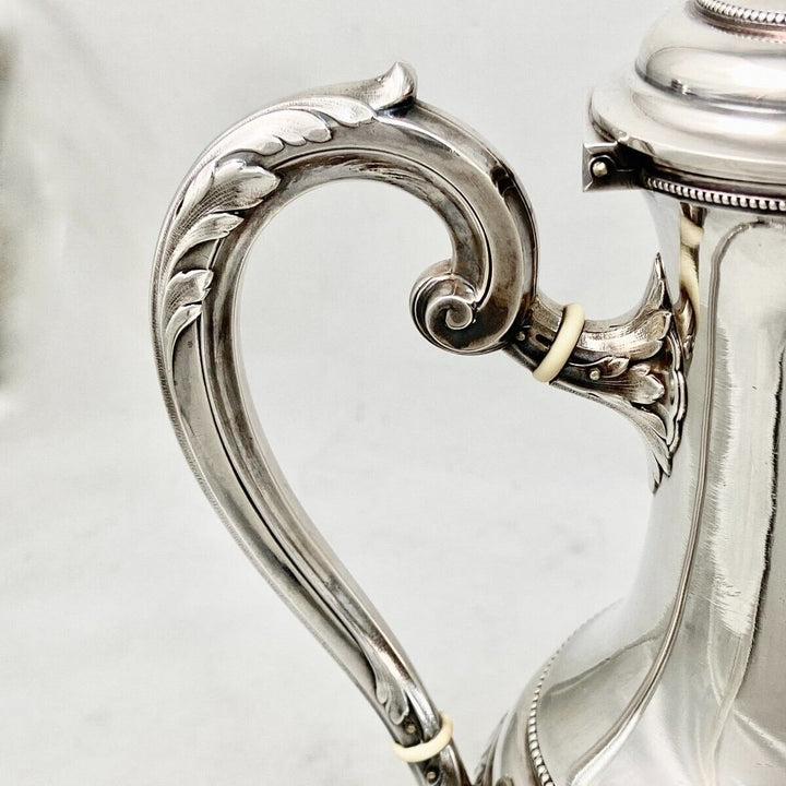 ピュイフォルカ フレンチ 純銀 コーヒー/ティーポット – アンティーク