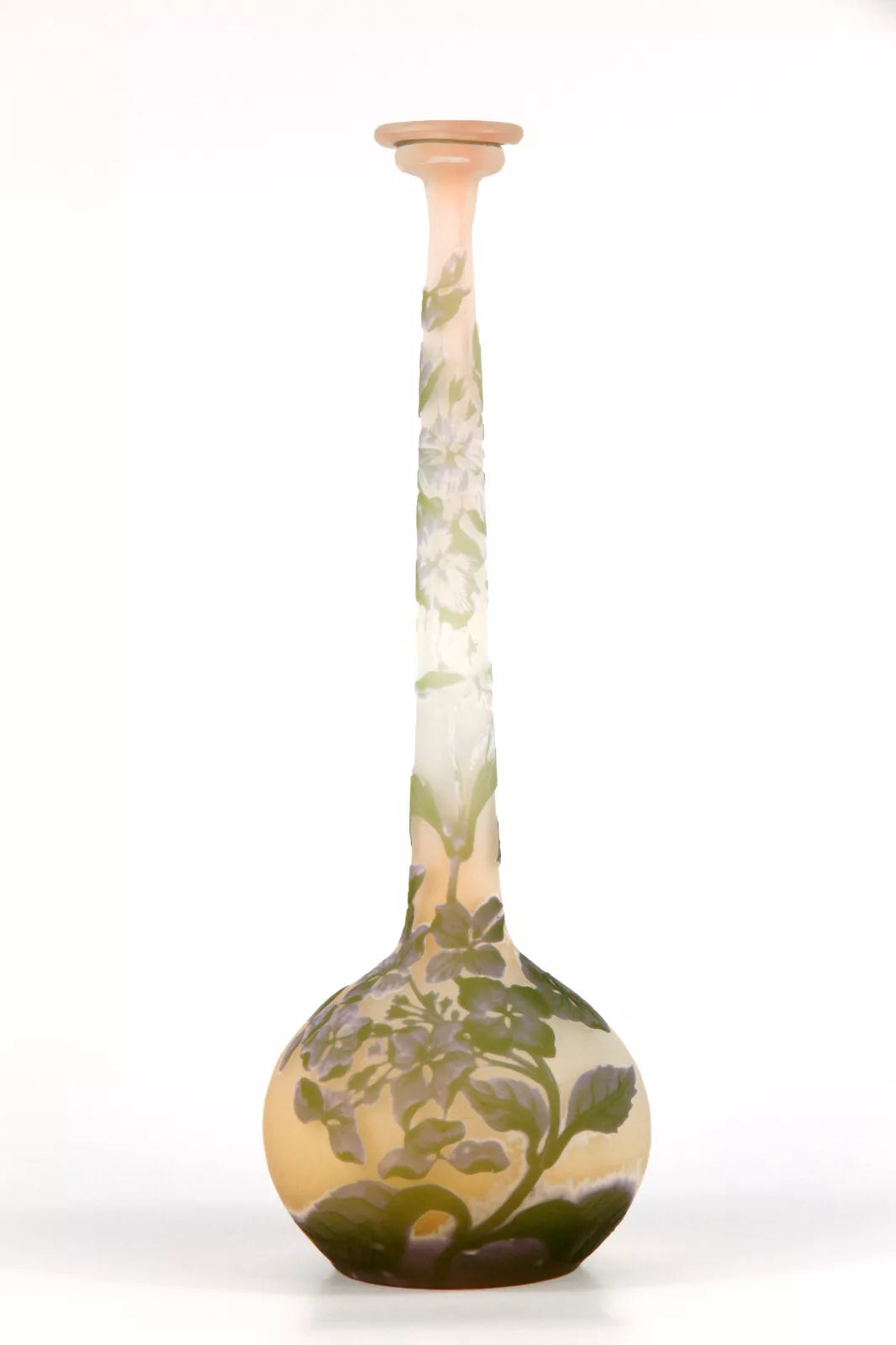 エミールガレ 紫陽花/アジサイの花が描かれた花瓶 – アンティーク