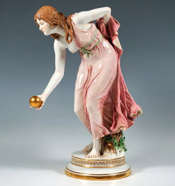 Meissen マイセン フィギュリン 人形 踊る少女 Meissen マイセン フィギュリン人形 踊る少女