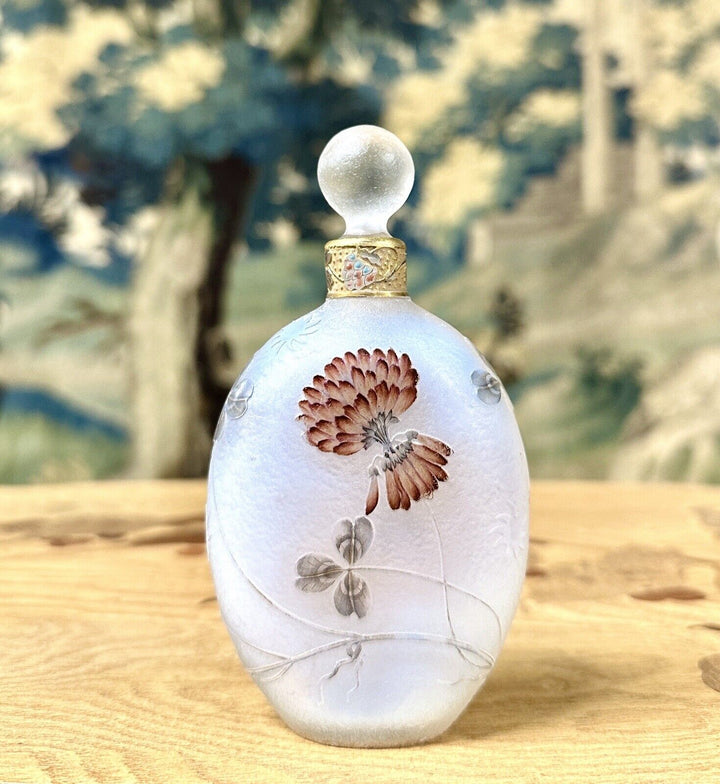 ドーム兄弟（ドームナンシー） 蓮華の花とクローバーの香水瓶