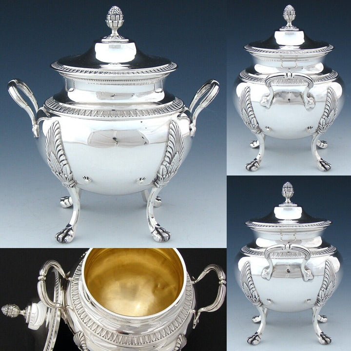 オディオ ホール スターリングシルバー 王族御用達コーヒー＆ティーセット4点