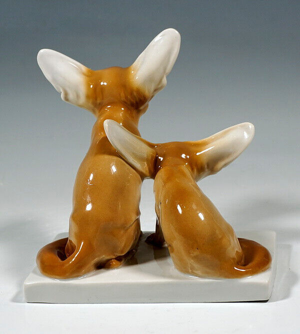 マイセン　二匹の猫　フィギュリン　陶器置物　オットー・ピルツ　アール・ヌーヴォー マイセン 二匹の猫 フィギュリン 陶器置物 オットー・ピルツ