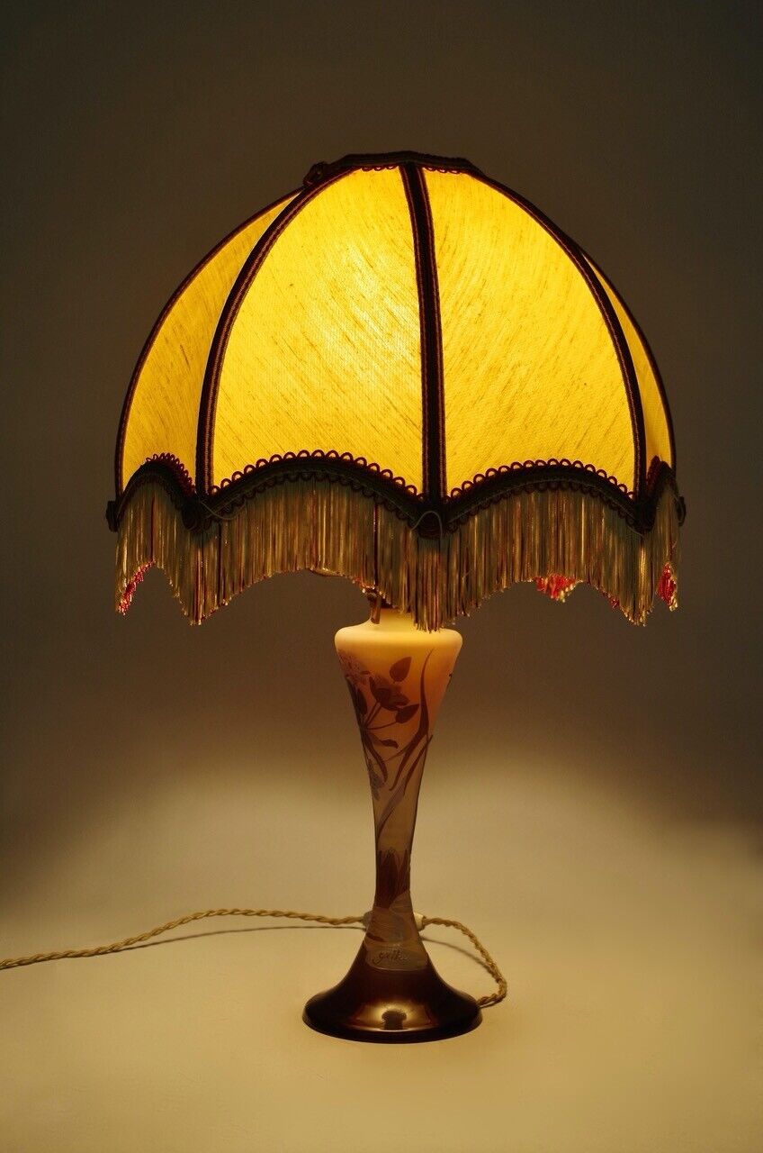 エミールガレ ホテイアオイの花のランプ